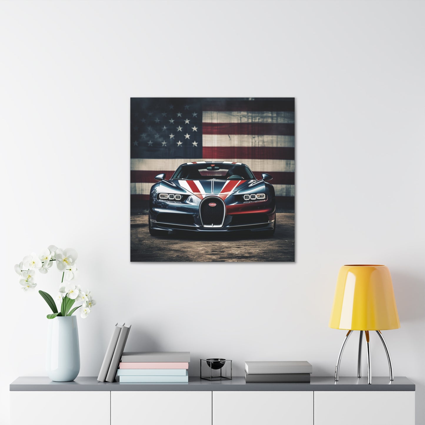 Canvas Gallery Wraps Bugatti Flag 2