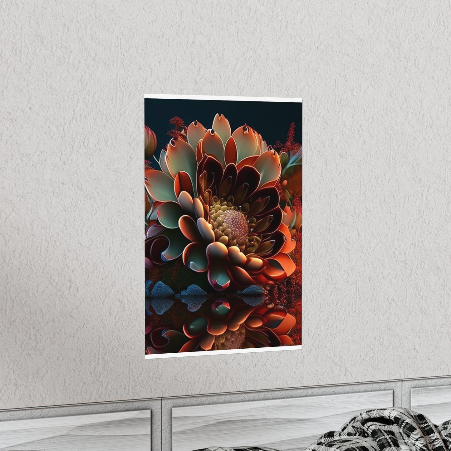 Premium Matte Vertical Posters Flower Arangment 4