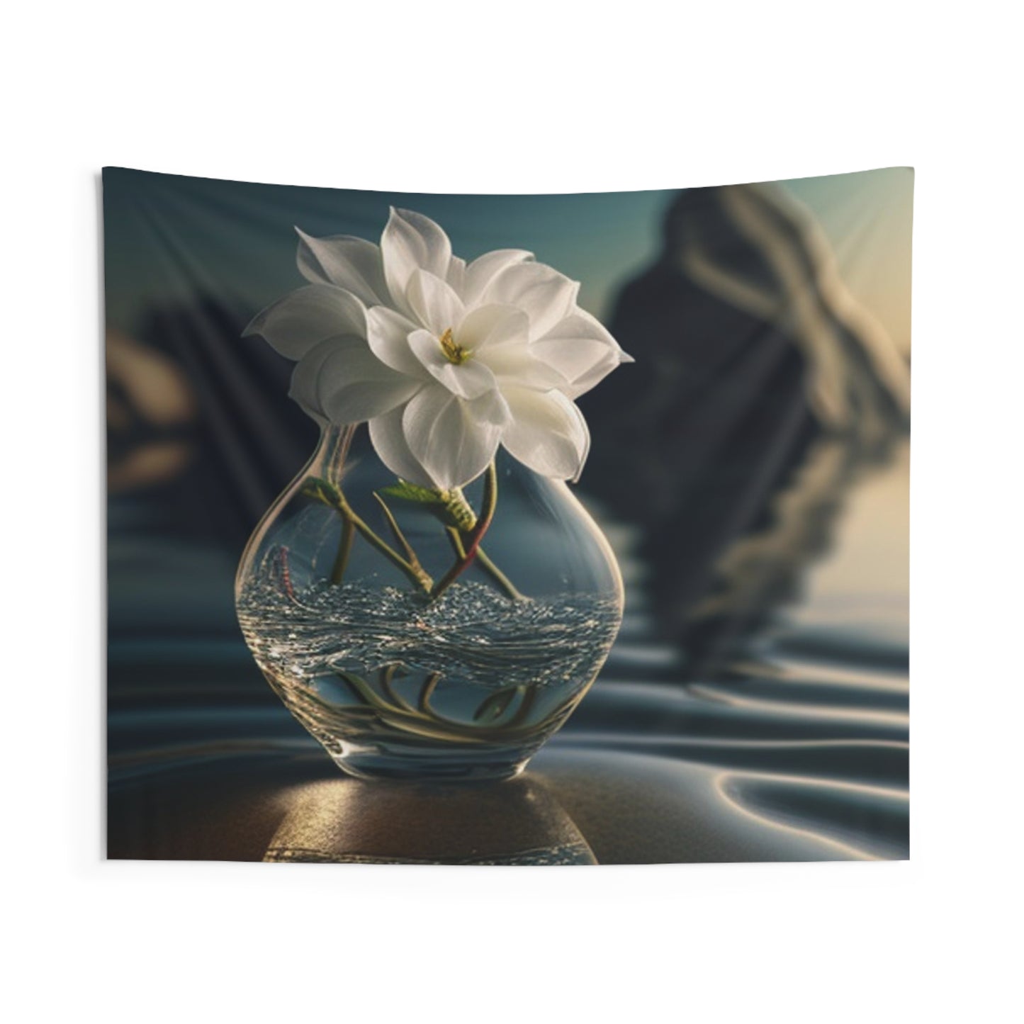 Indoor Wall Tapestries Jasmine glass vase 4