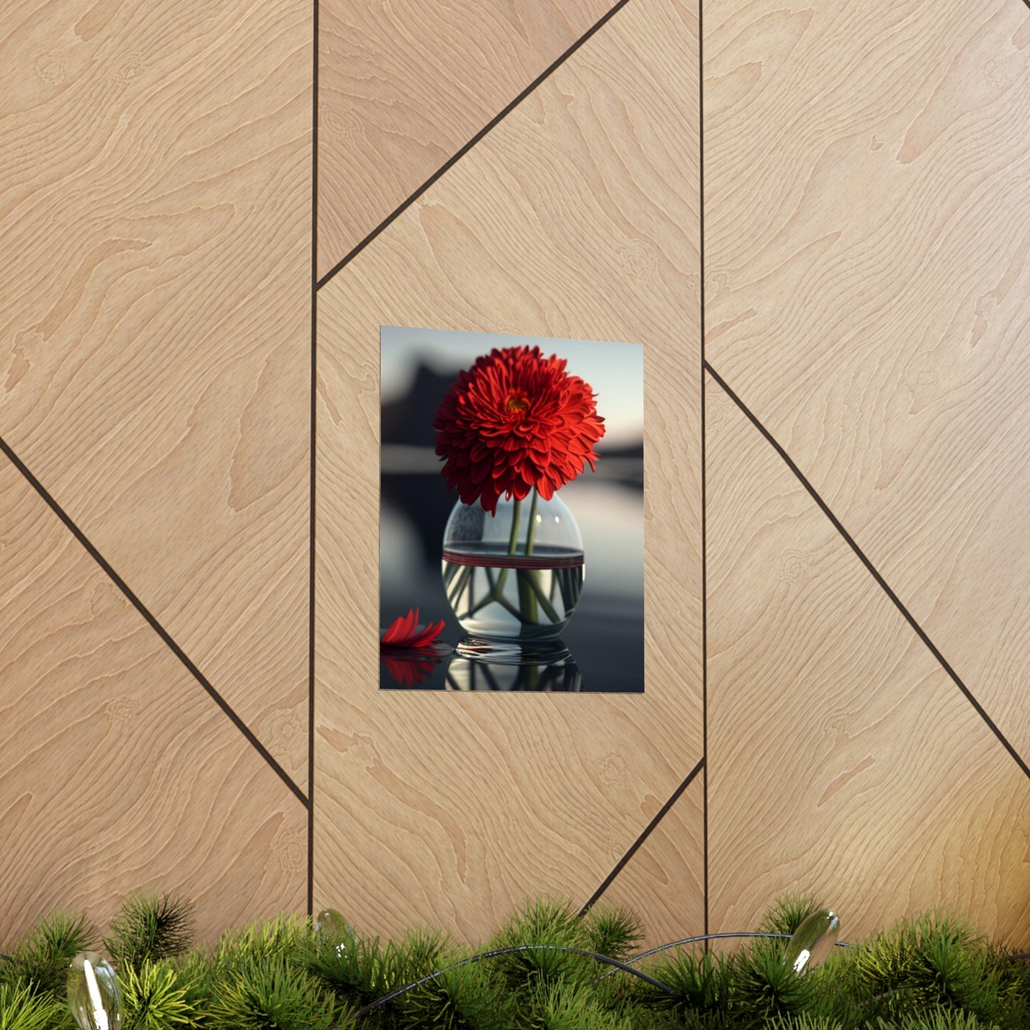 Premium Matte Vertical Posters Chrysanthemum 2