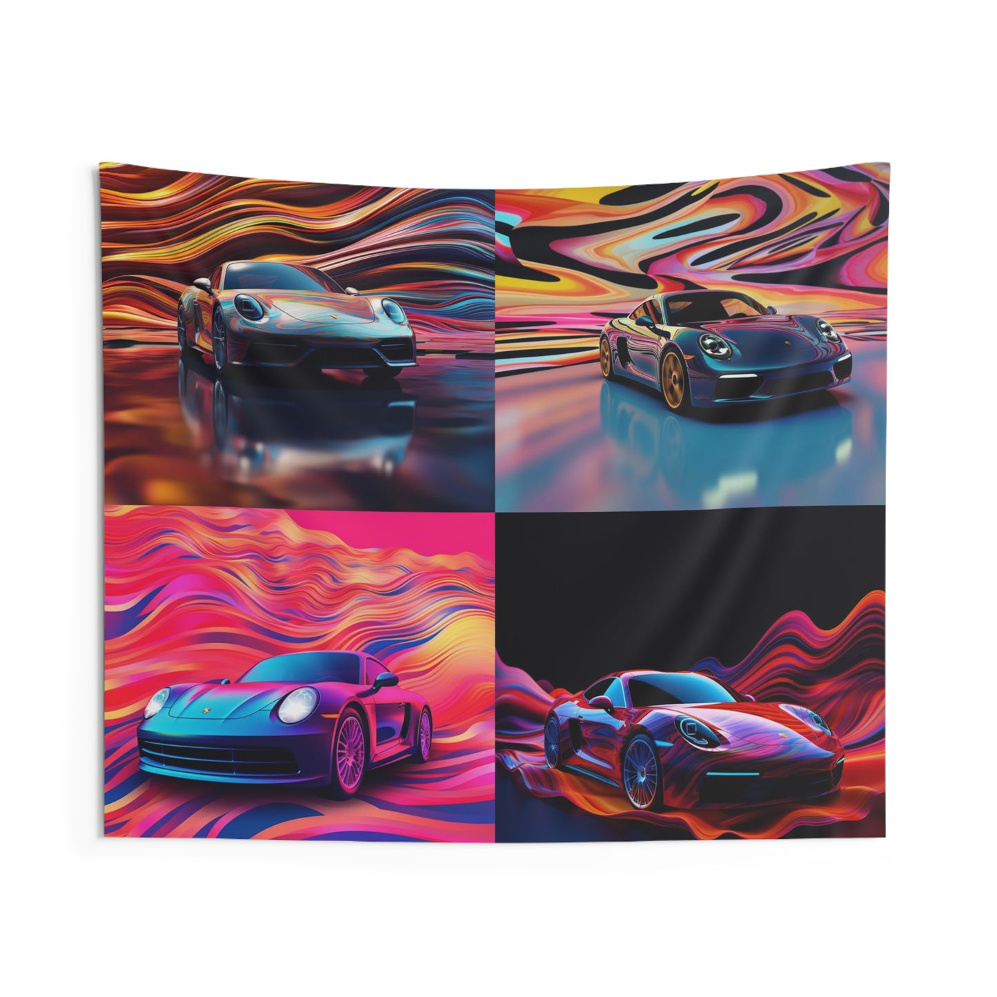 Indoor Wall Tapestries Porsche Water Fusion 5