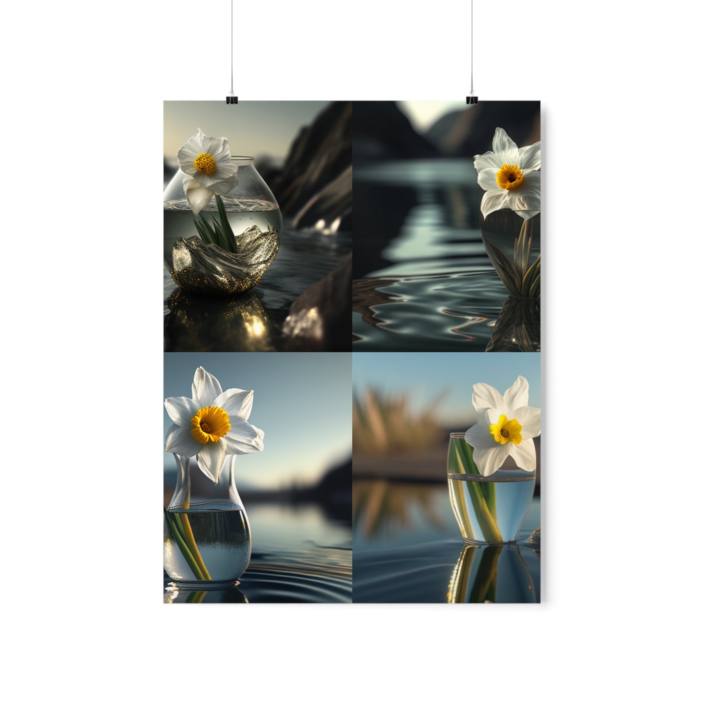 Premium Matte Vertical Posters Daffodil 5