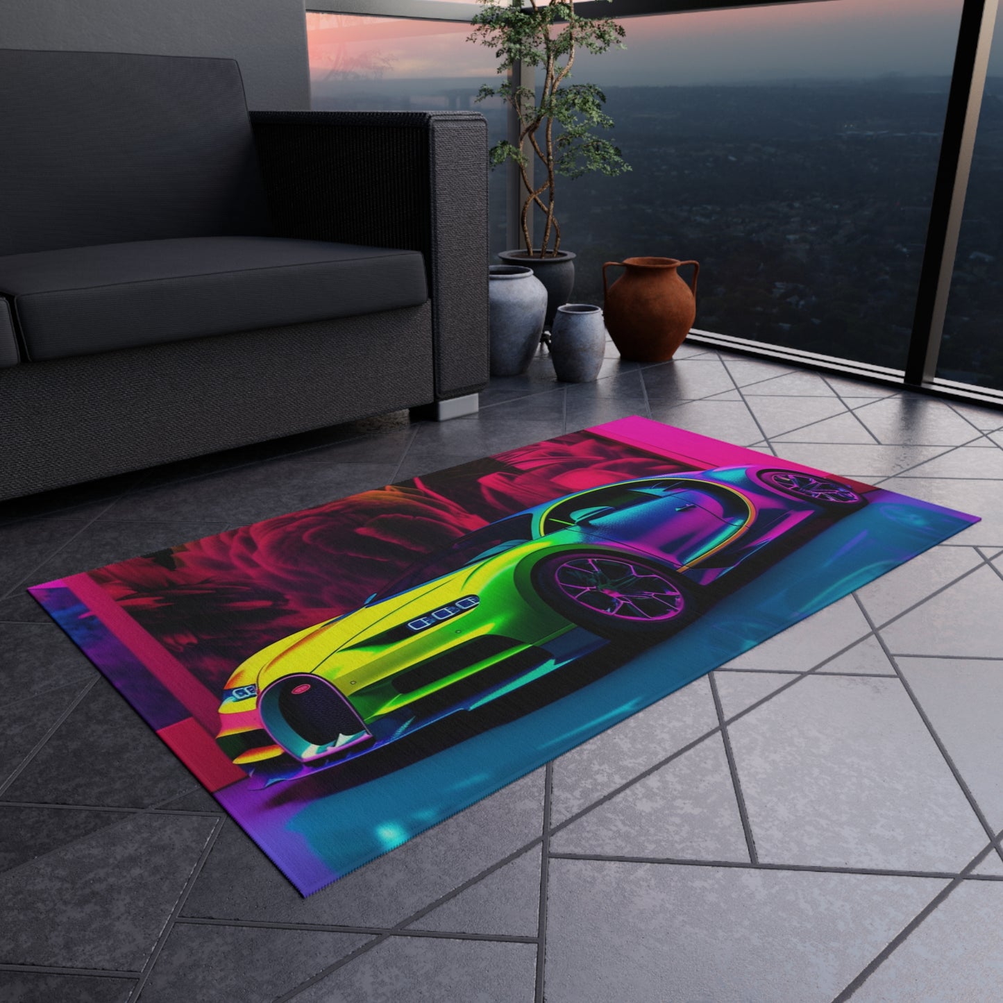 Outdoor Rug  Florescent Bugatti Flair 1