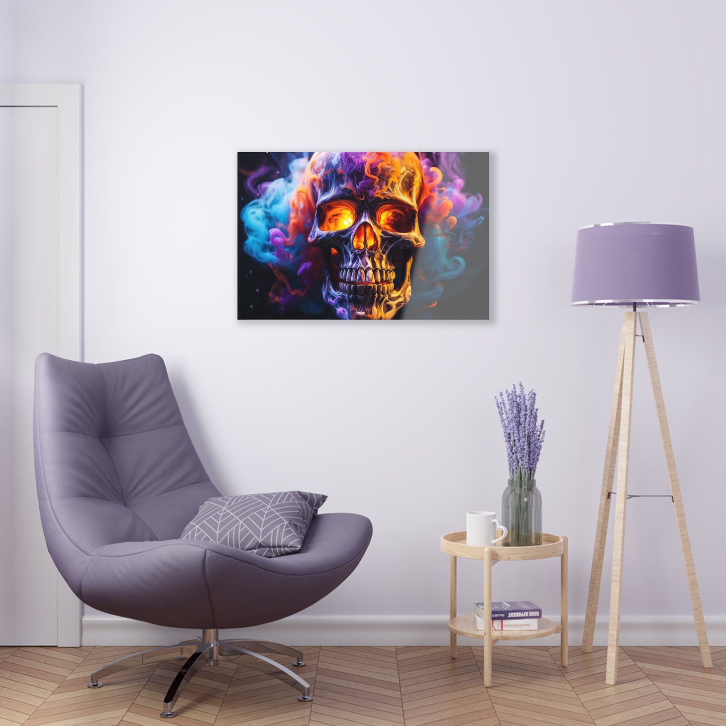 Acrylic Prints Macro Skull 2