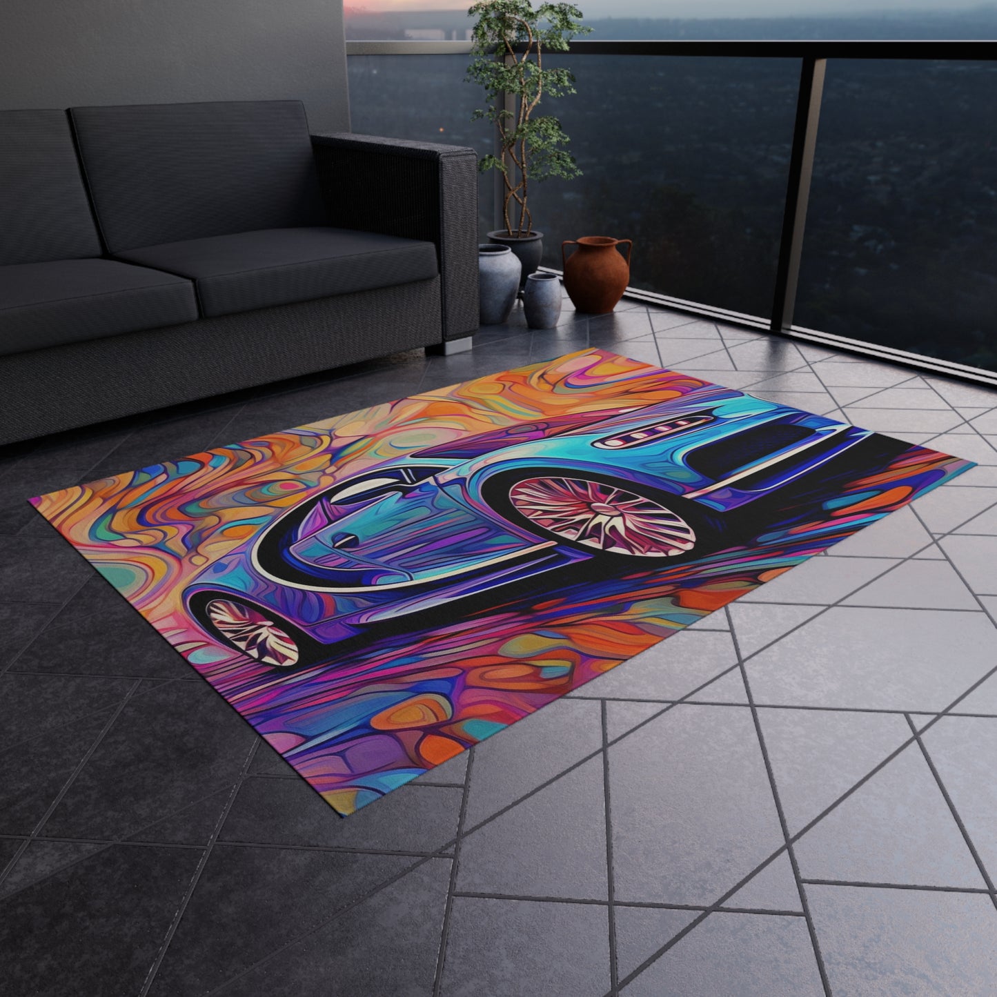 Outdoor Rug  Bugatti Abstract Concept 3