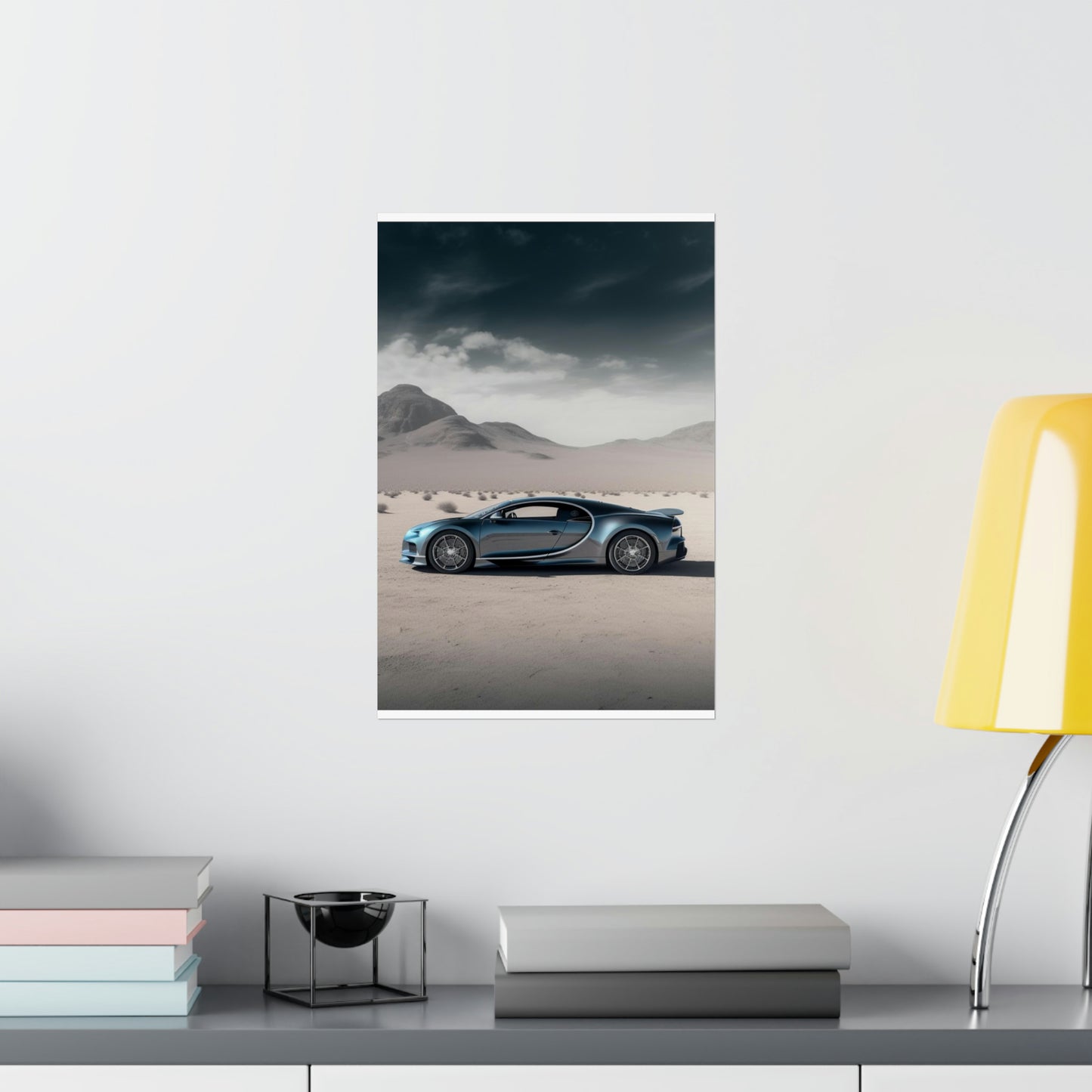 Premium Matte Vertical Posters Bugatti Real Look 1