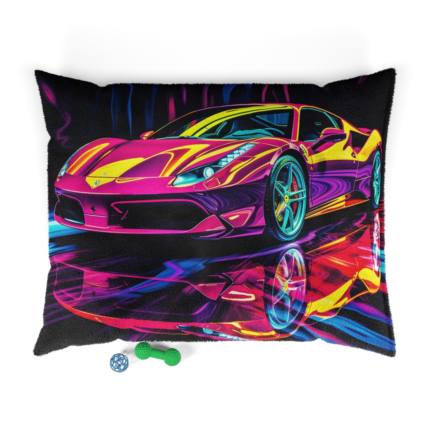 Pet Bed Pink Ferrari Macro 2