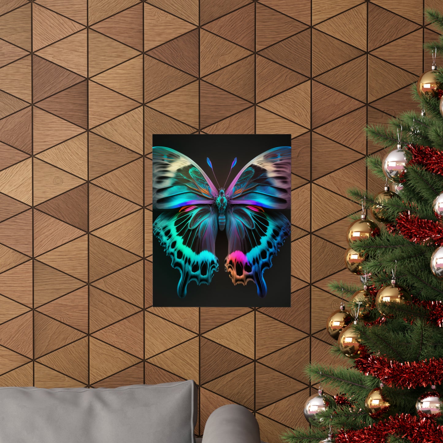 Premium Matte Vertical Posters Raw Florescent Glow 2