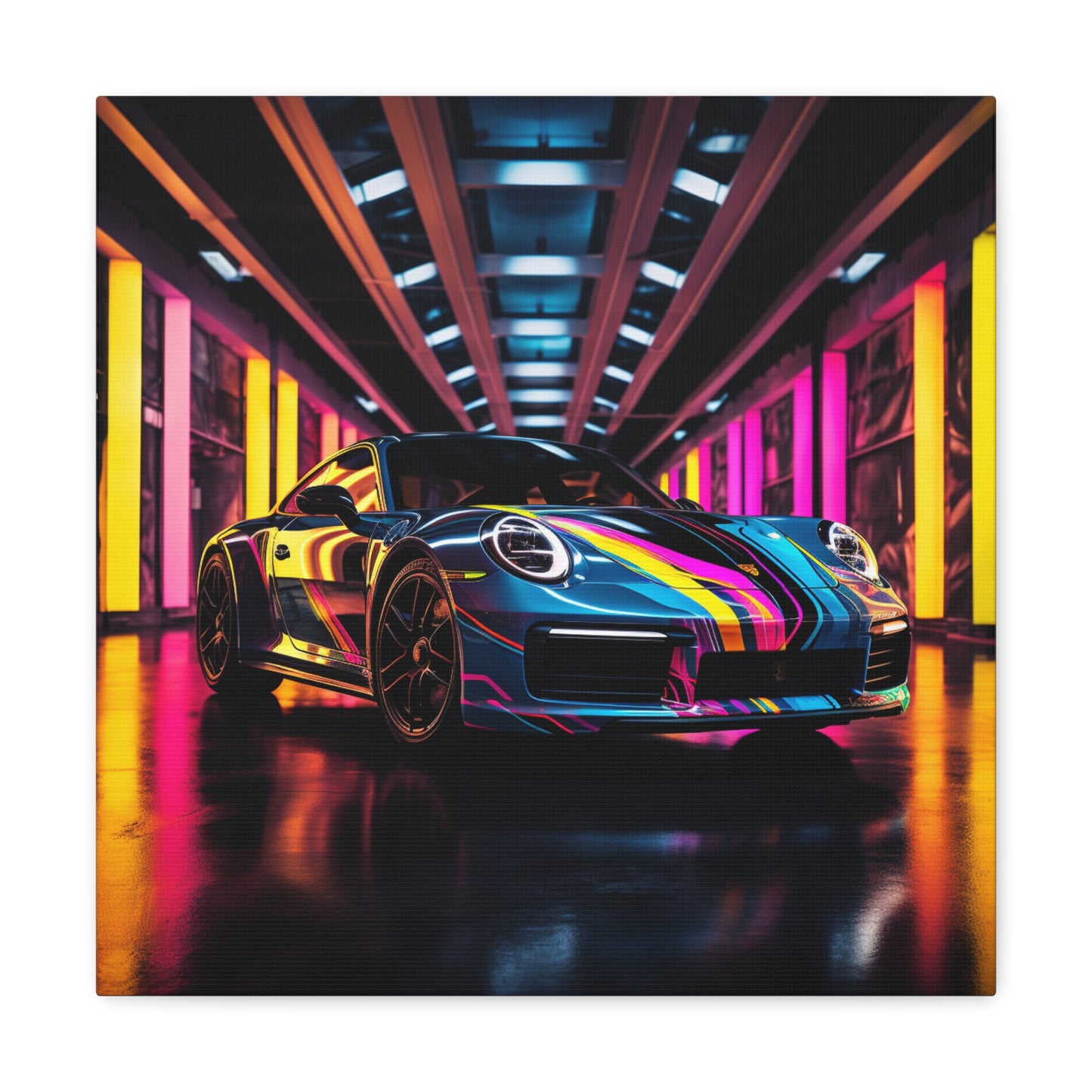 Canvas Gallery Wraps Macro Porsche 1