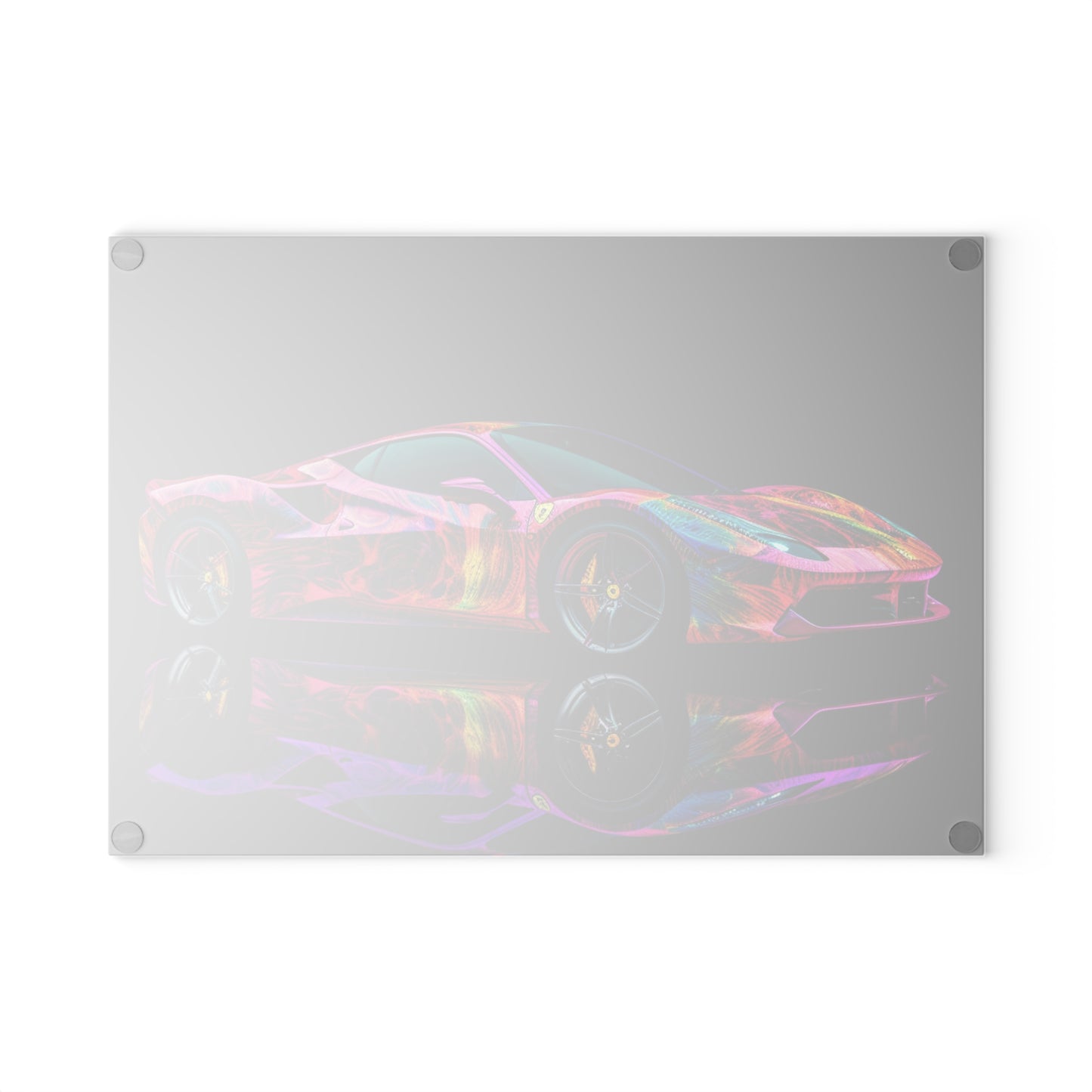 Glass Cutting Board Ferrari Color 4