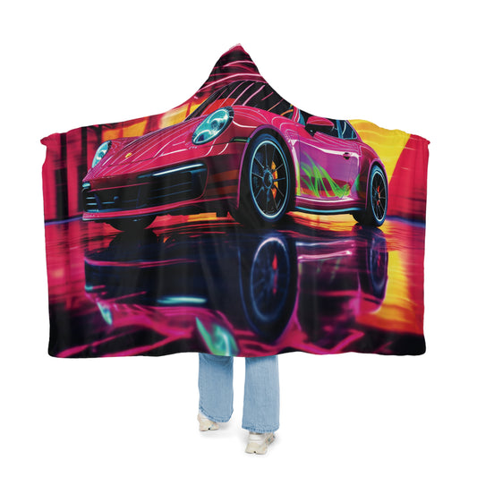 Snuggle Hooded Blanket Macro Porsche 3