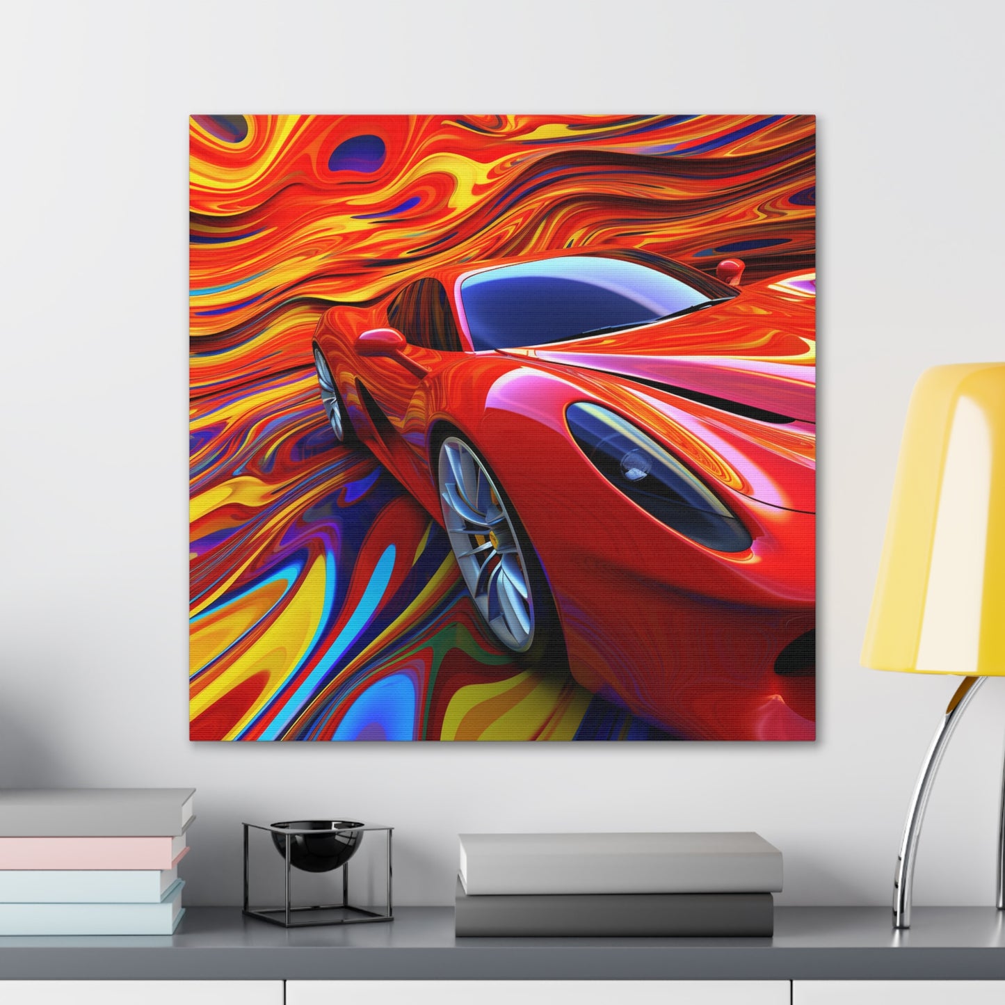 Canvas Gallery Wraps Ferrari Water Fusion 4