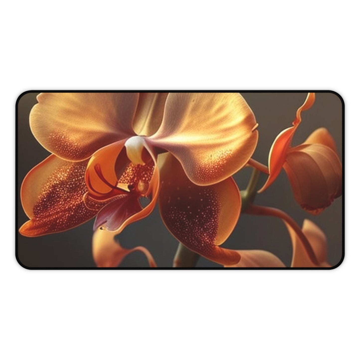 Desk Mat Orange Orchid 1