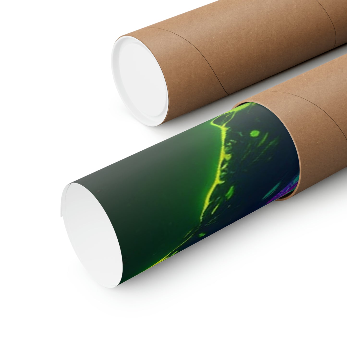 Premium Matte Vertical Posters Florescent Glow 4