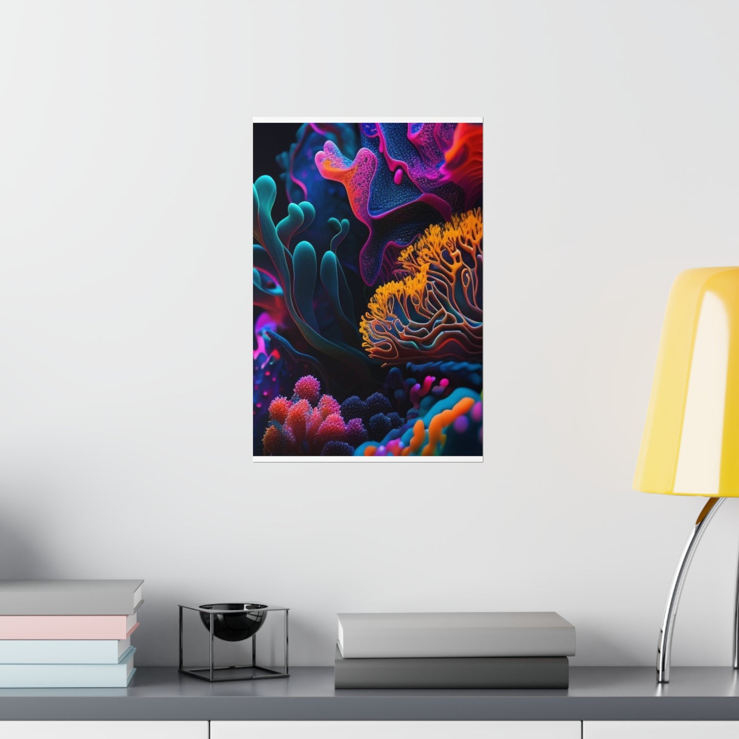 Premium Matte Vertical Posters Macro Coral Reef 2