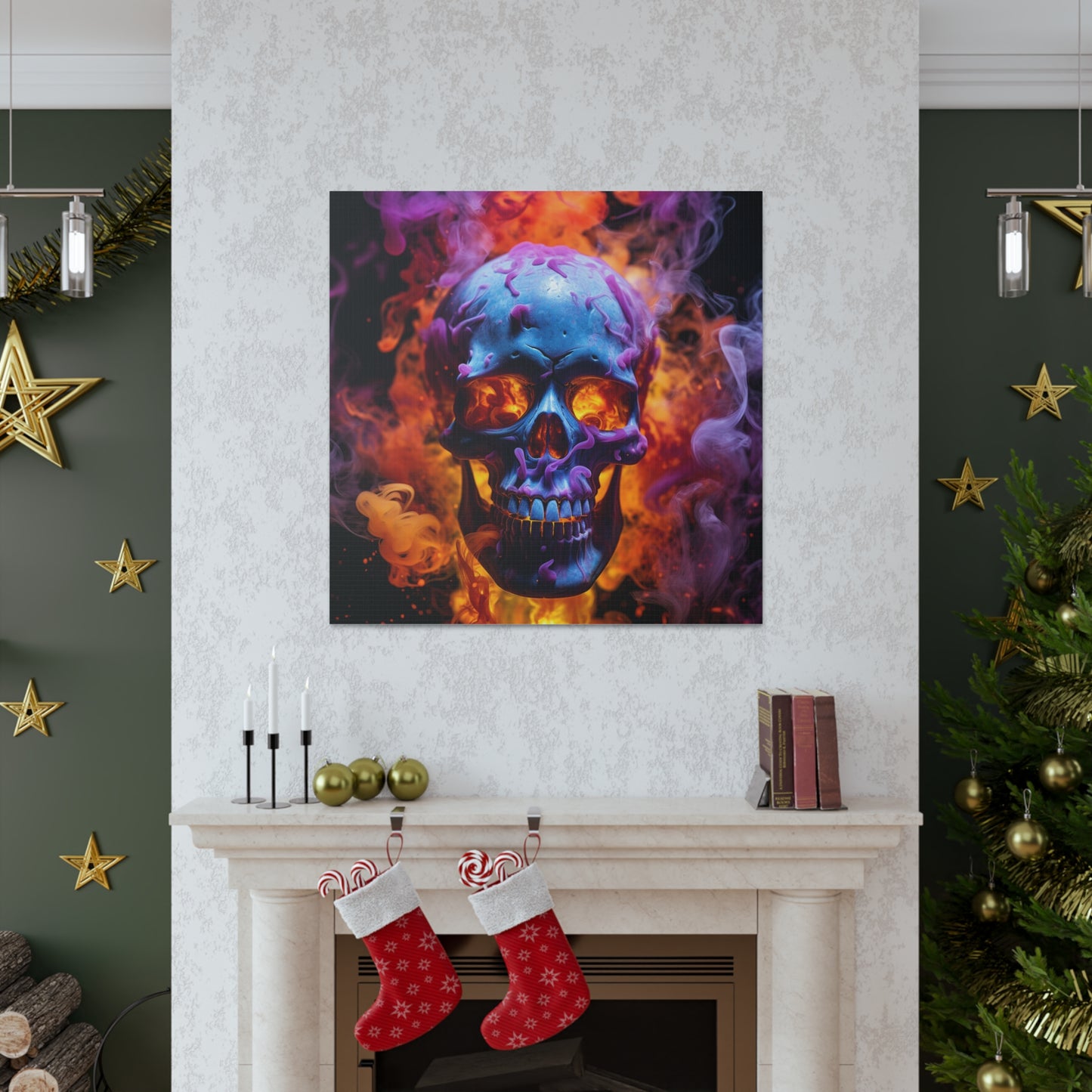 Canvas Gallery Wraps Macro Skull 3