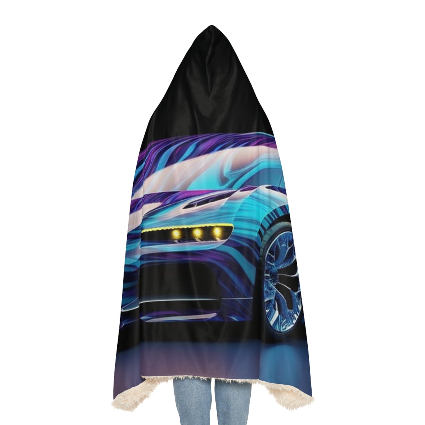 Snuggle Hooded Blanket Bugatti Abstract Flair 3