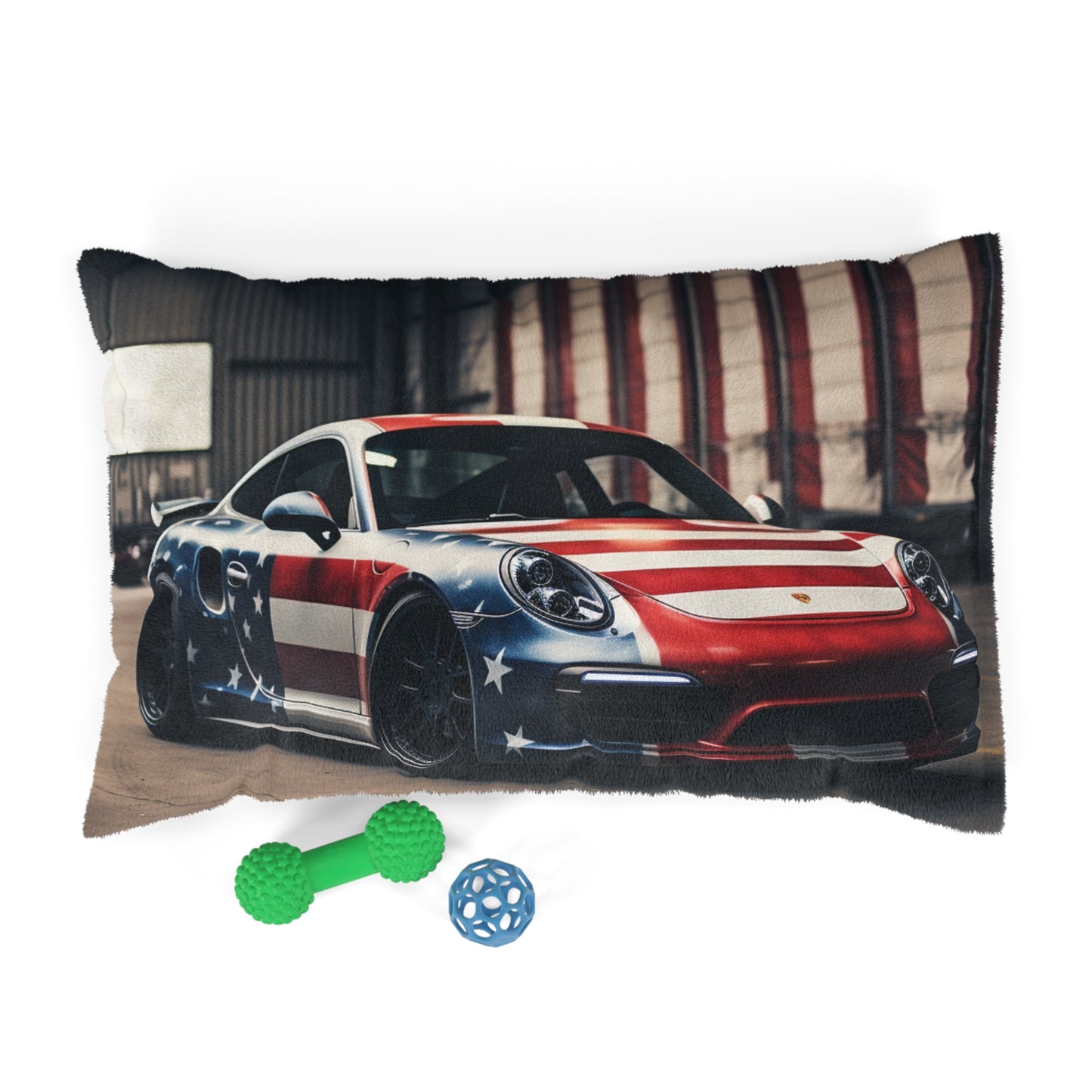 Pet Bed American Flag Porsche 2