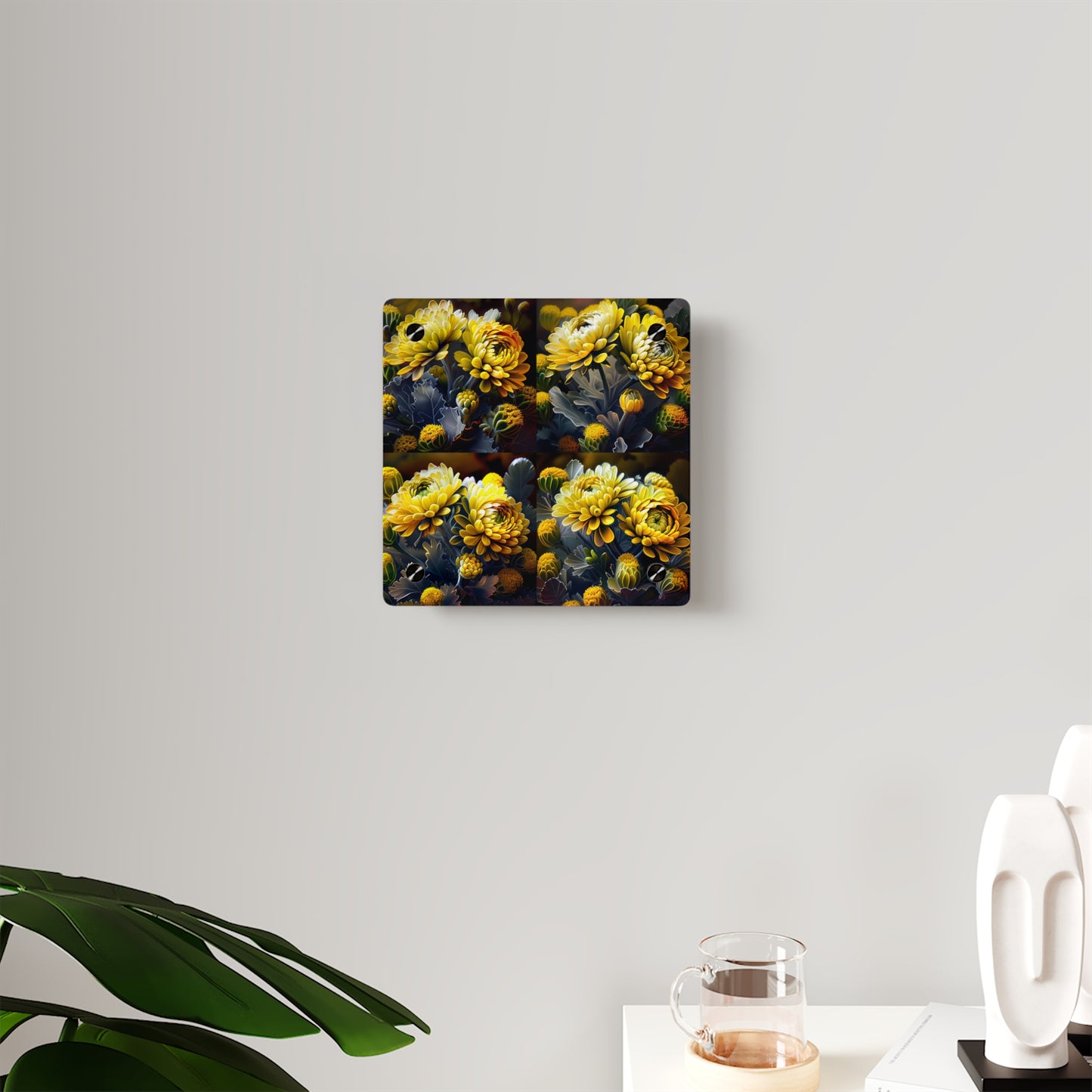 Acrylic Wall Art Panels Yellow Hermosas Flores Amarillas 5