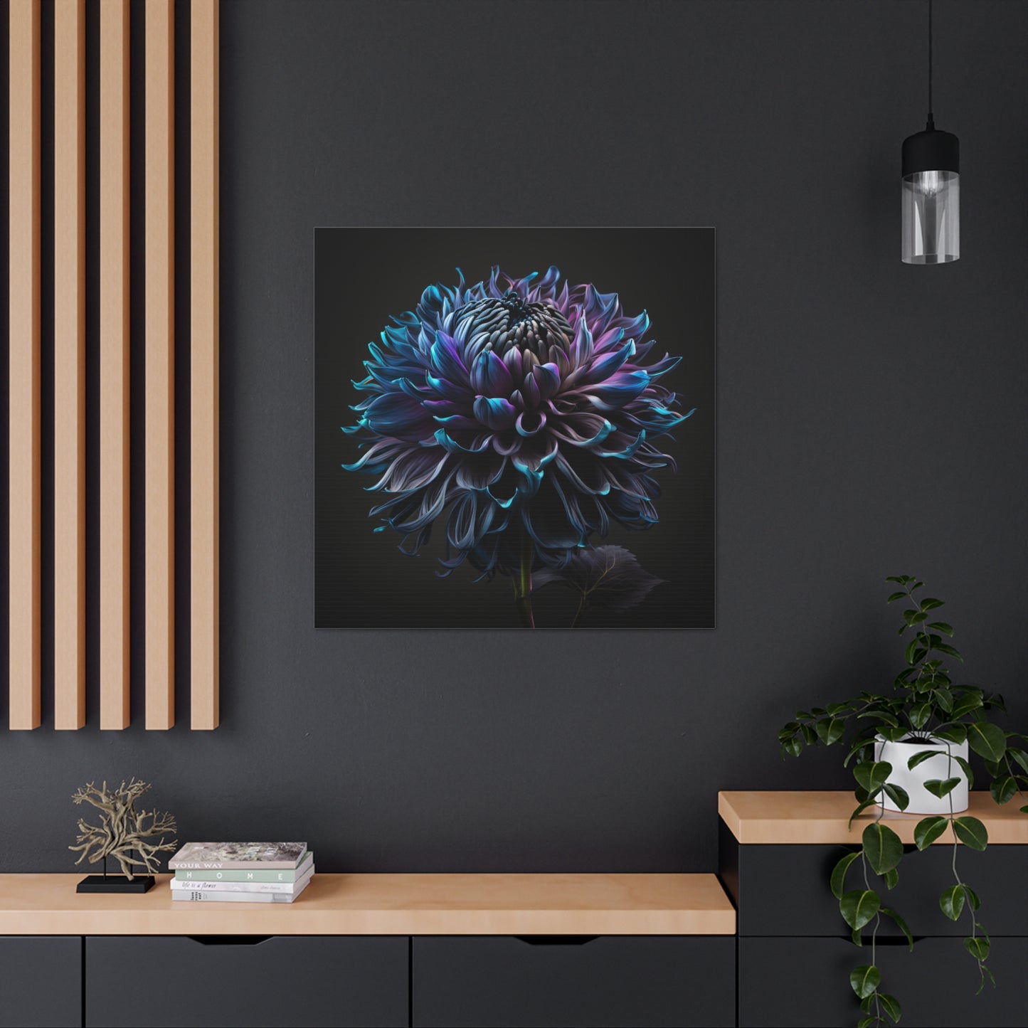 Canvas Gallery Wraps Dahlia Purple 3