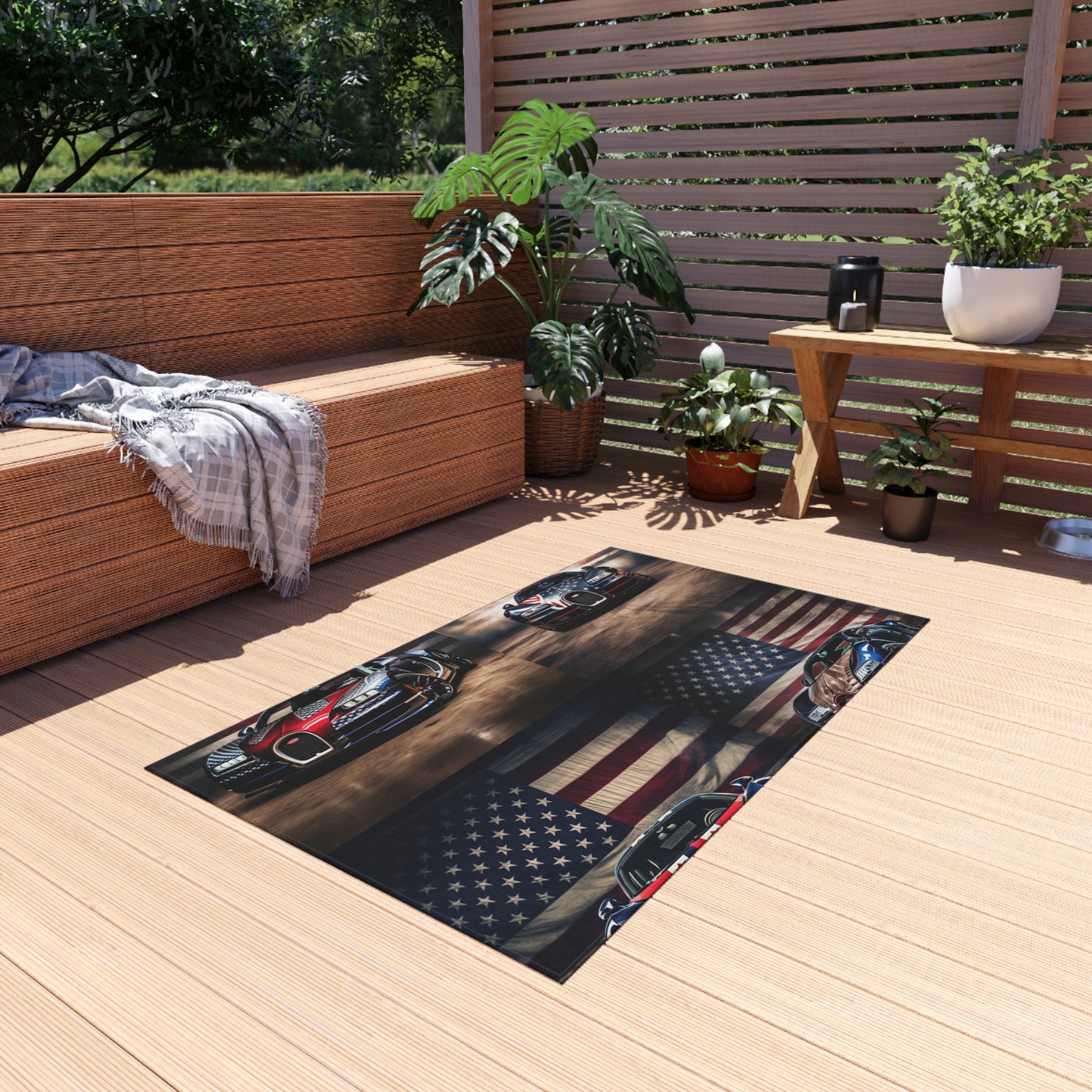 Outdoor Rug  Bugatti American Flag 5