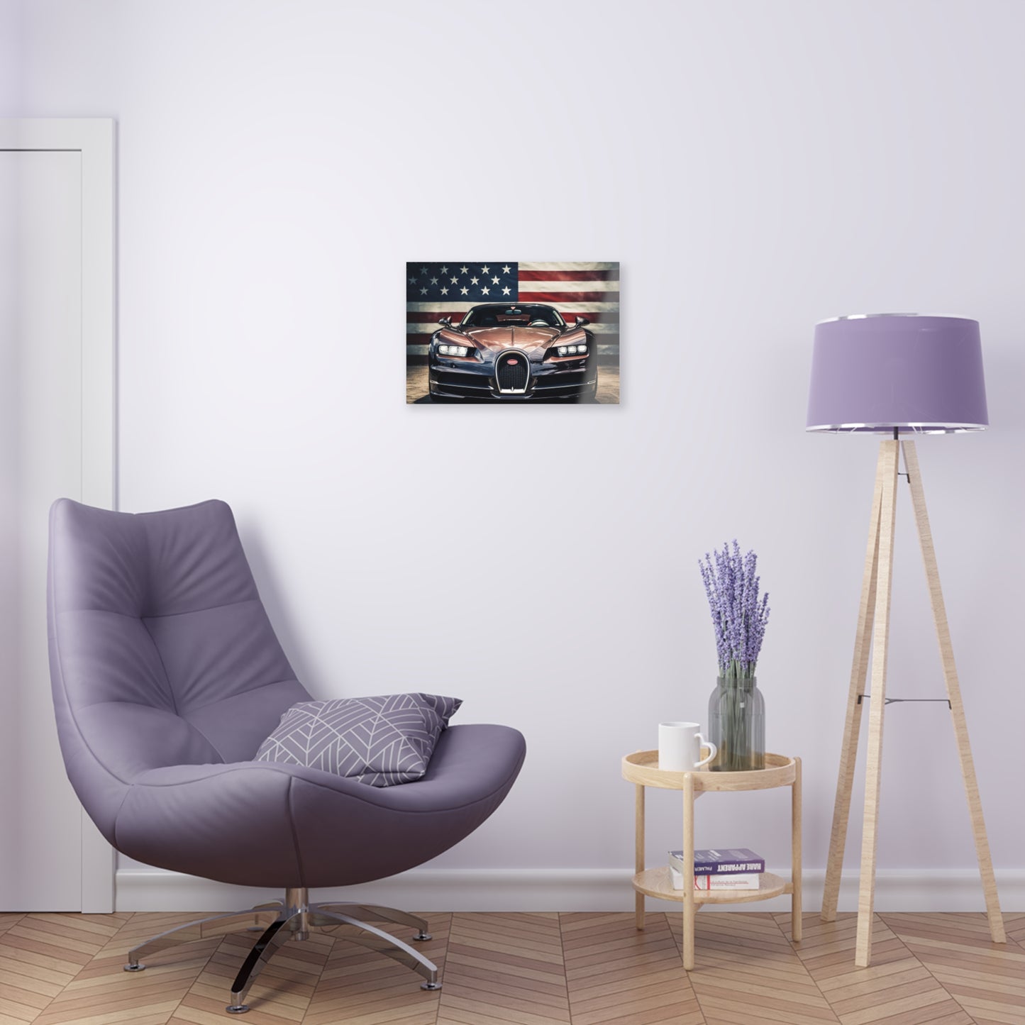 Acrylic Prints Bugatti Flag 4