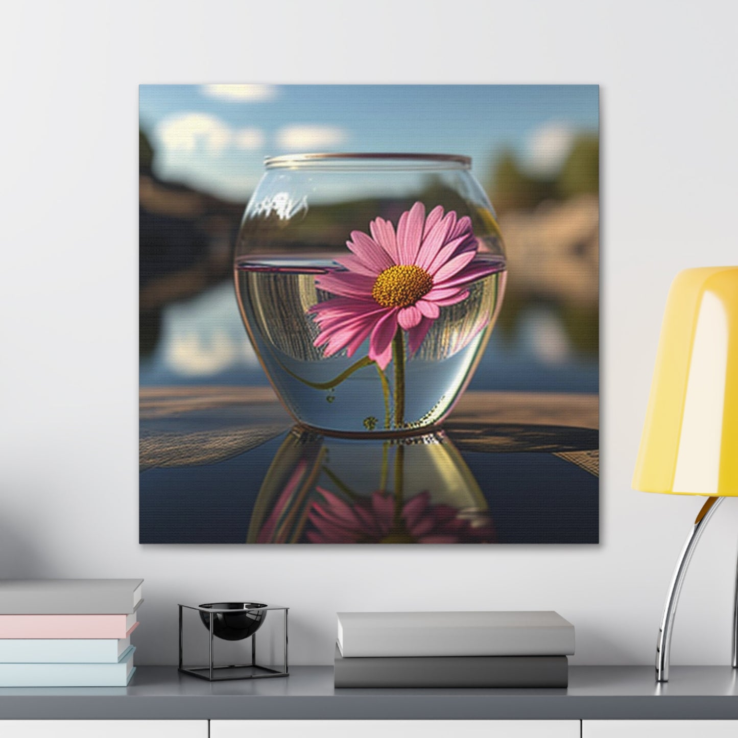 Canvas Gallery Wraps Pink Daisy 3