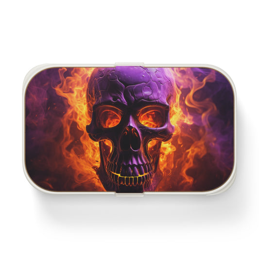 Bento Lunch Box Skull Flames 3