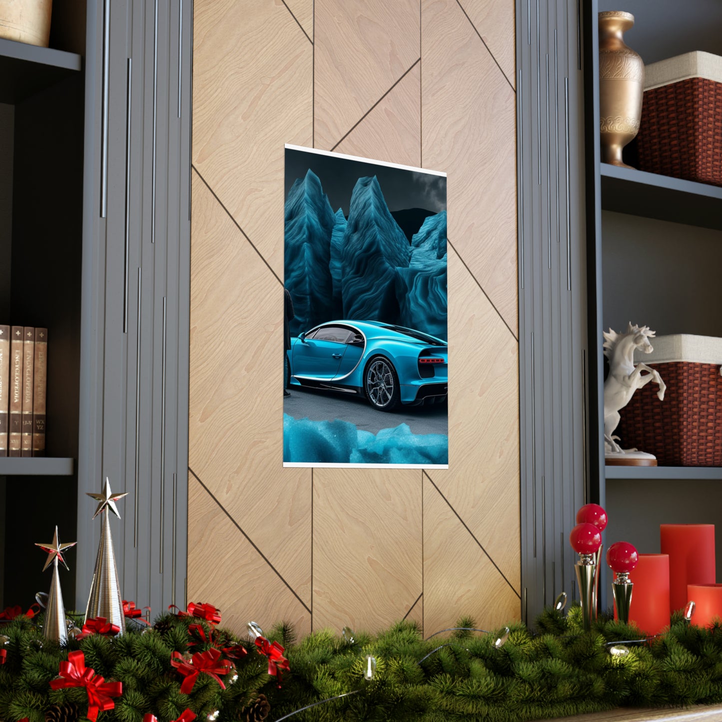 Premium Matte Vertical Posters Bugatti Real Look 3