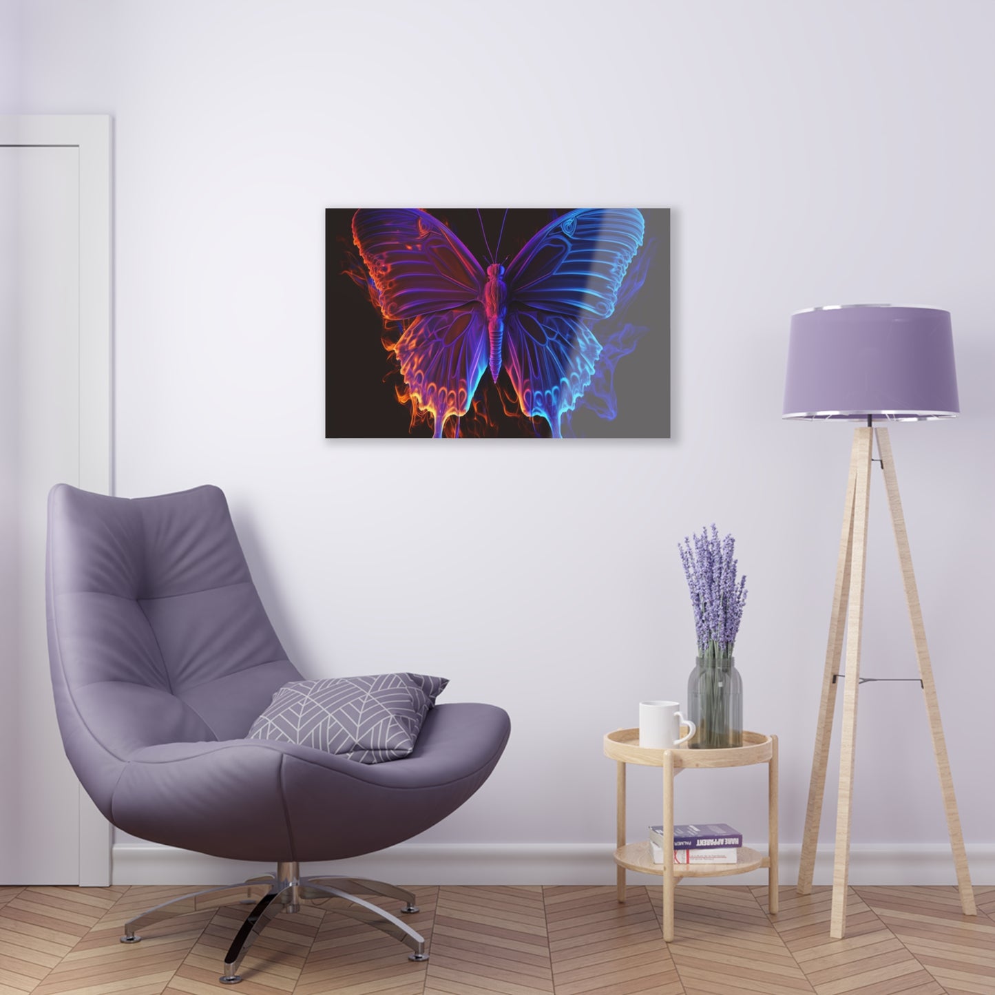 Acrylic Prints Thermal Butterfly 1