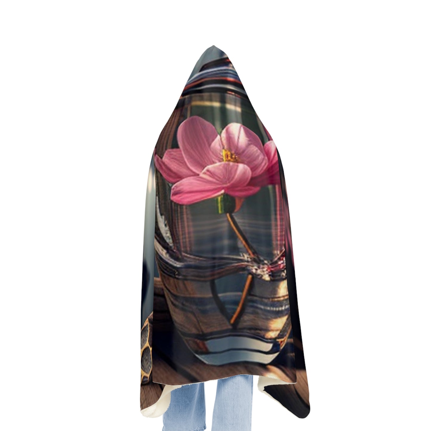 Snuggle Hooded Blanket Pink Magnolia 2