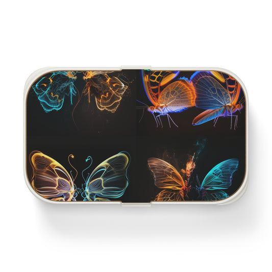 Bento Lunch Box Neon Glo Butterfly 5