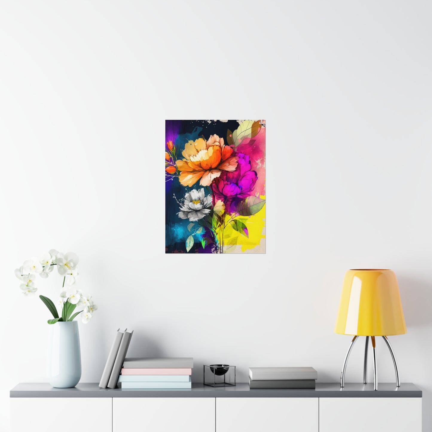 Premium Matte Vertical Posters Bright Spring Flowers 4