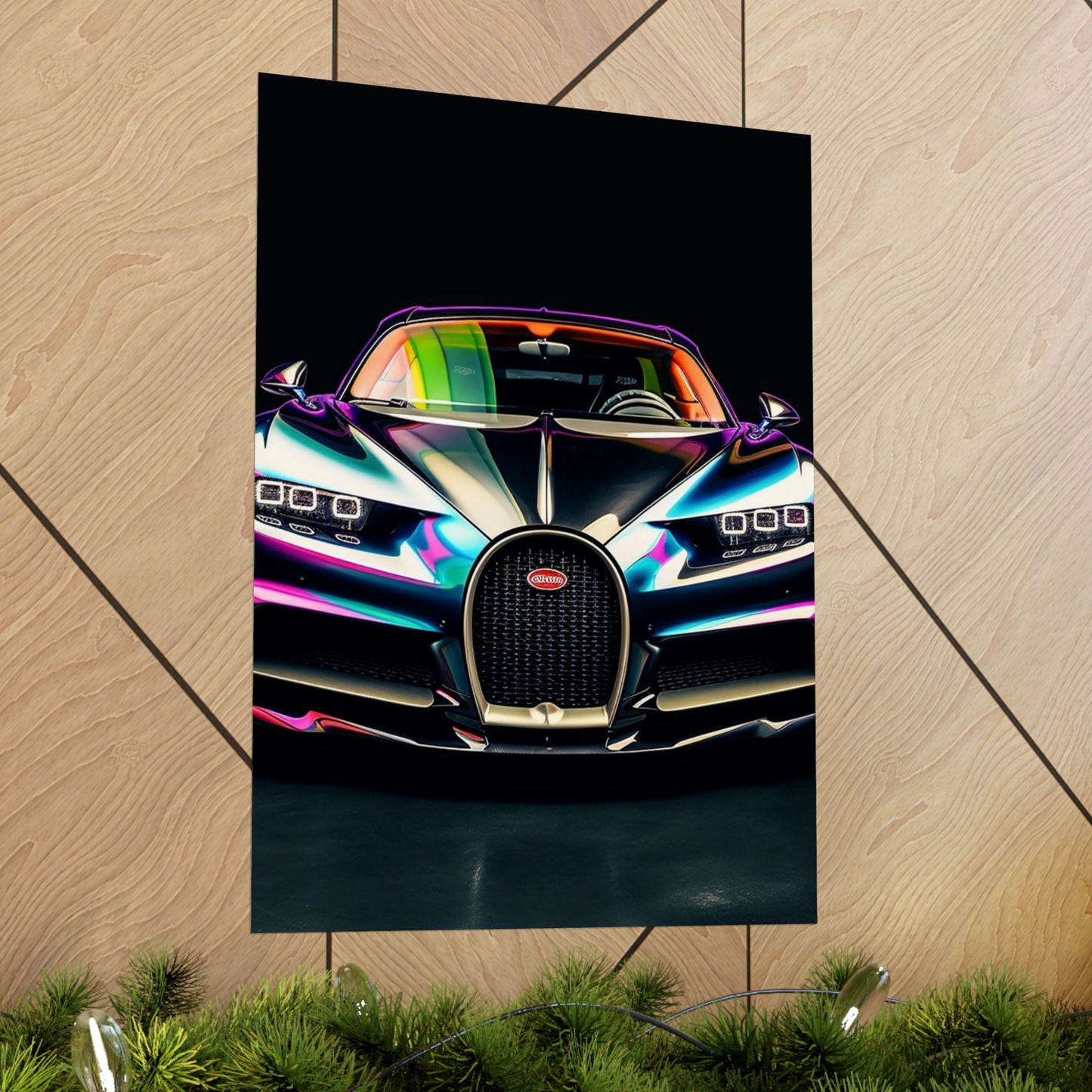 Premium Matte Vertical Posters Hyper Bugatti Chiron 4