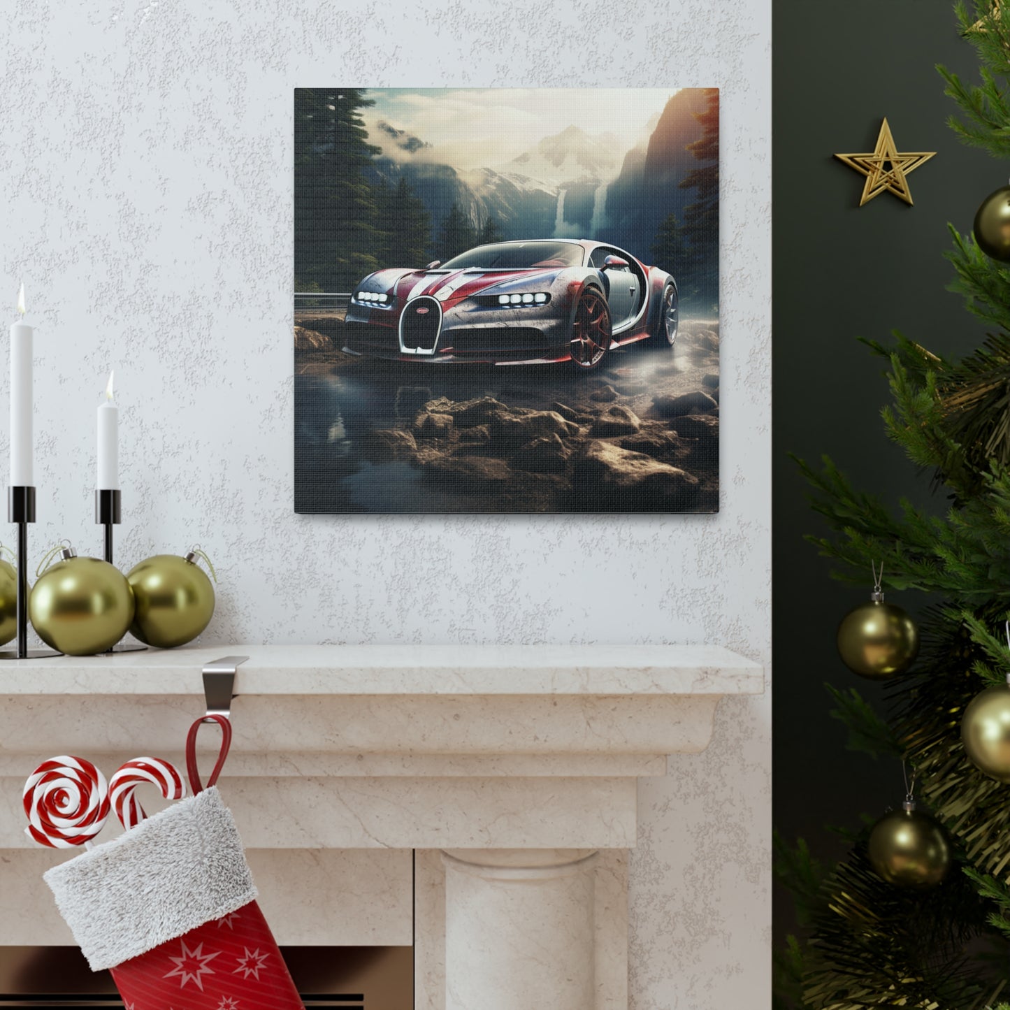 Canvas Gallery Wraps Bugatti Waterfall 4