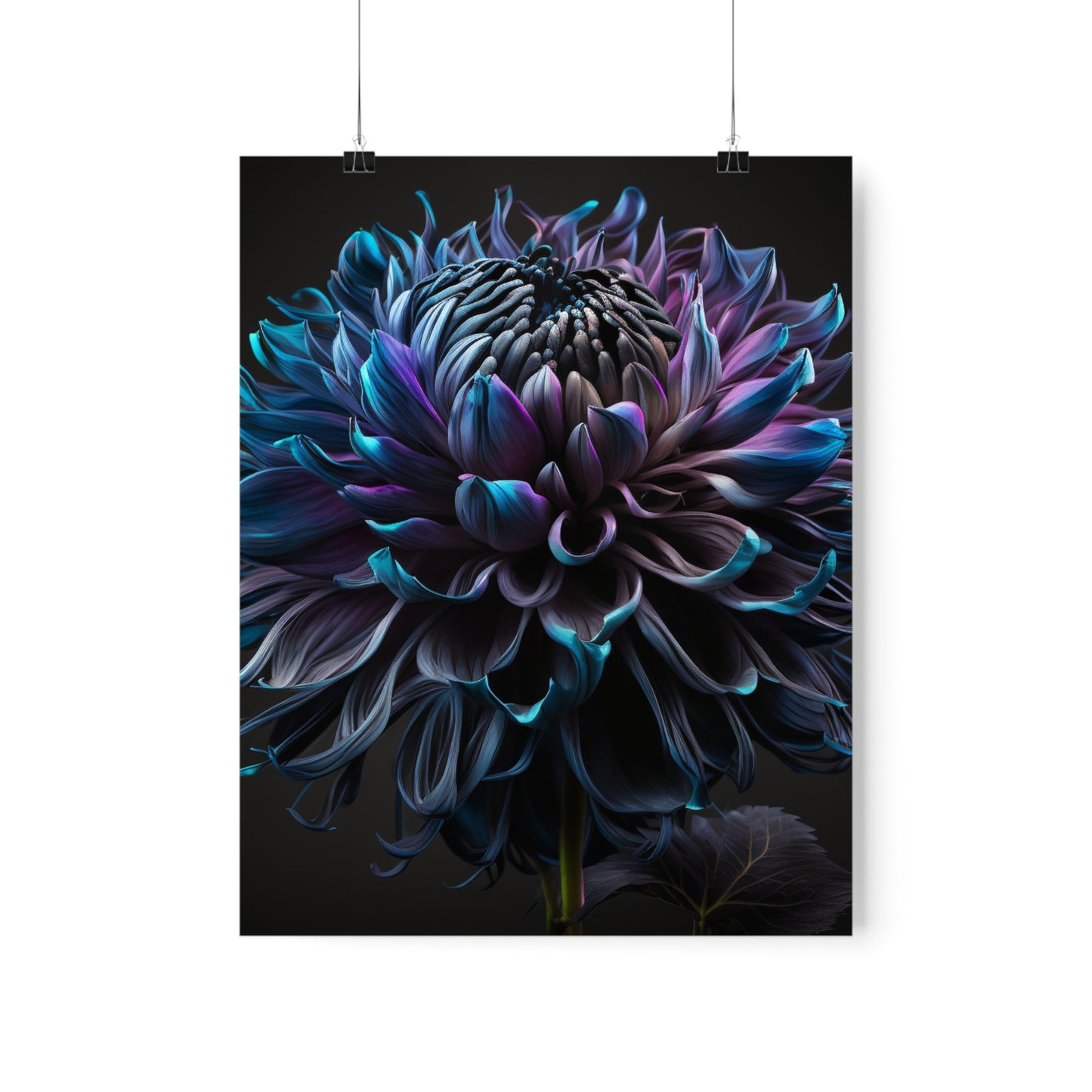 Premium Matte Vertical Posters Dahlia Purple 3