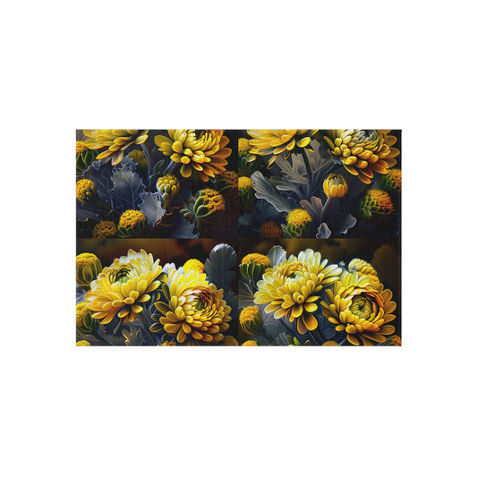 Outdoor Rug  Yellow Hermosas Flores Amarillas 5