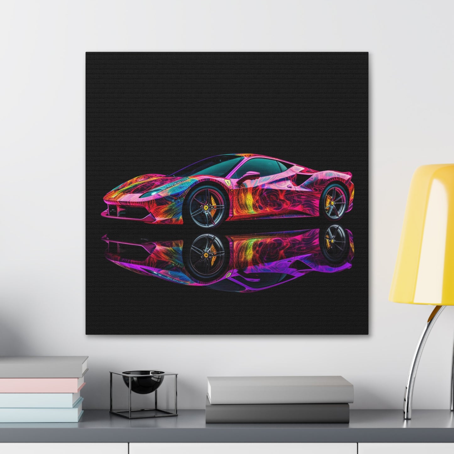 Canvas Gallery Wraps Ferrari Color 4