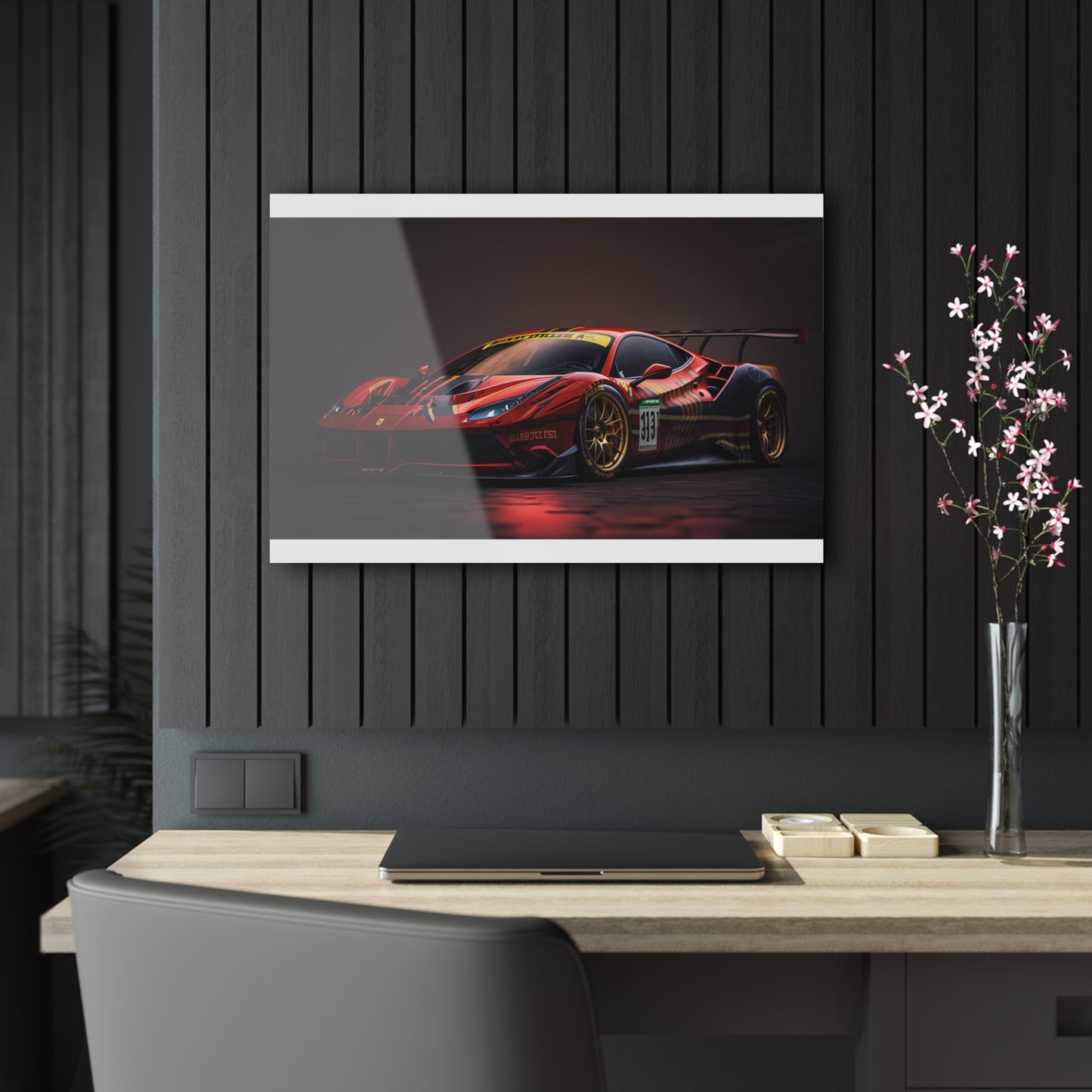 Acrylic Prints Ferrari Red 1