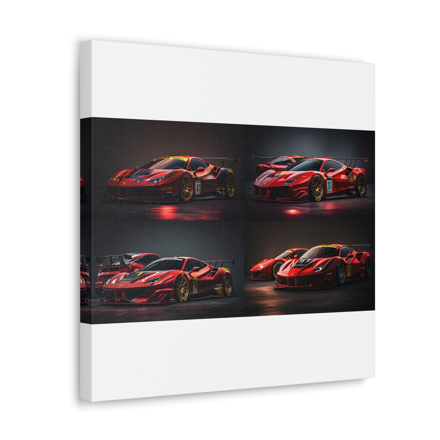 Canvas Gallery Wraps Ferrari Red 5