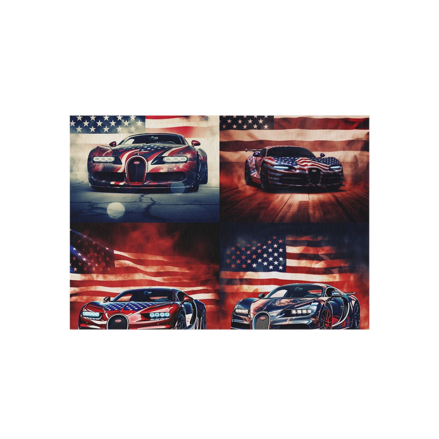 Outdoor Rug  Abstract American Flag Background Bugatti 5