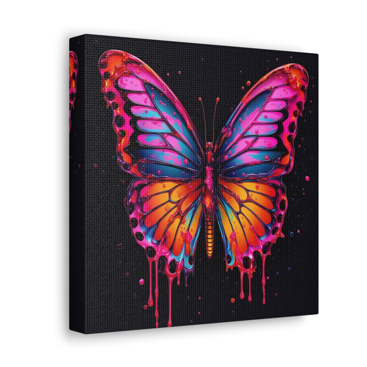 Canvas Gallery Wraps Pink Butterfly Flair 1