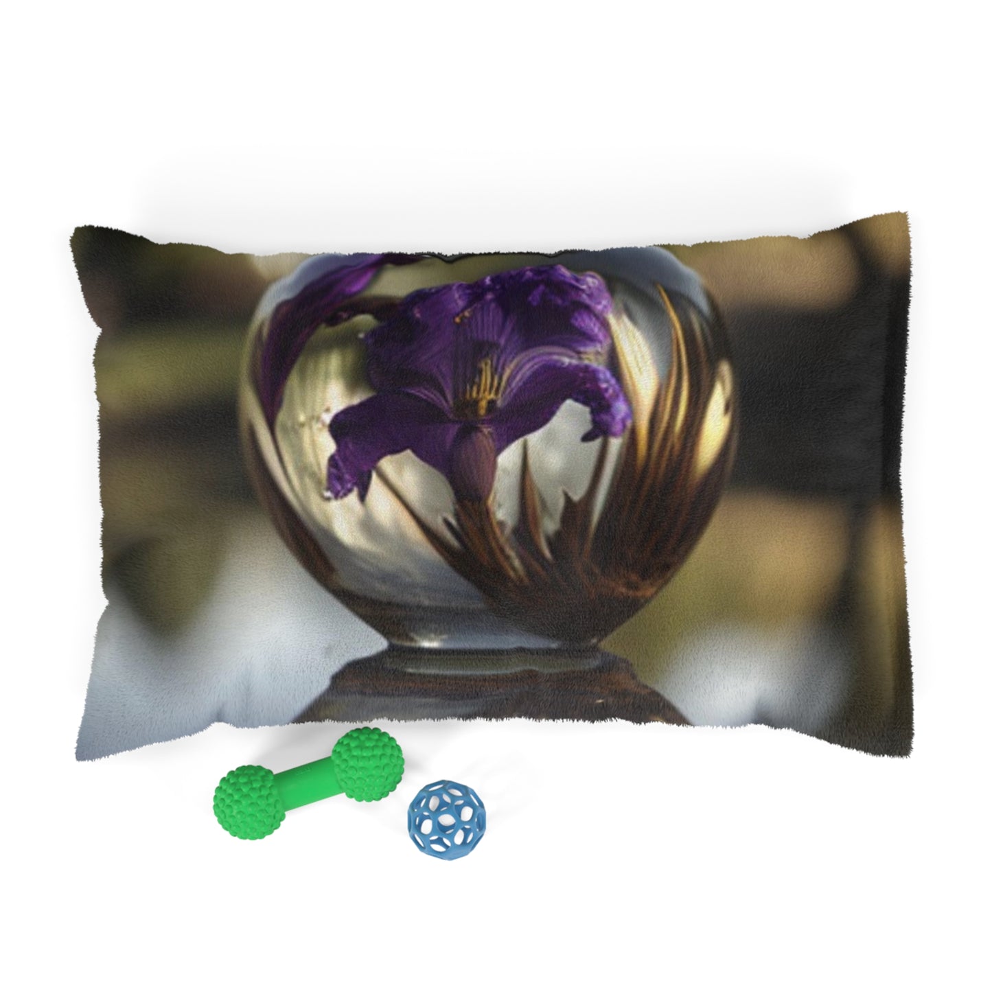 Pet Bed Purple Iris in a vase 2