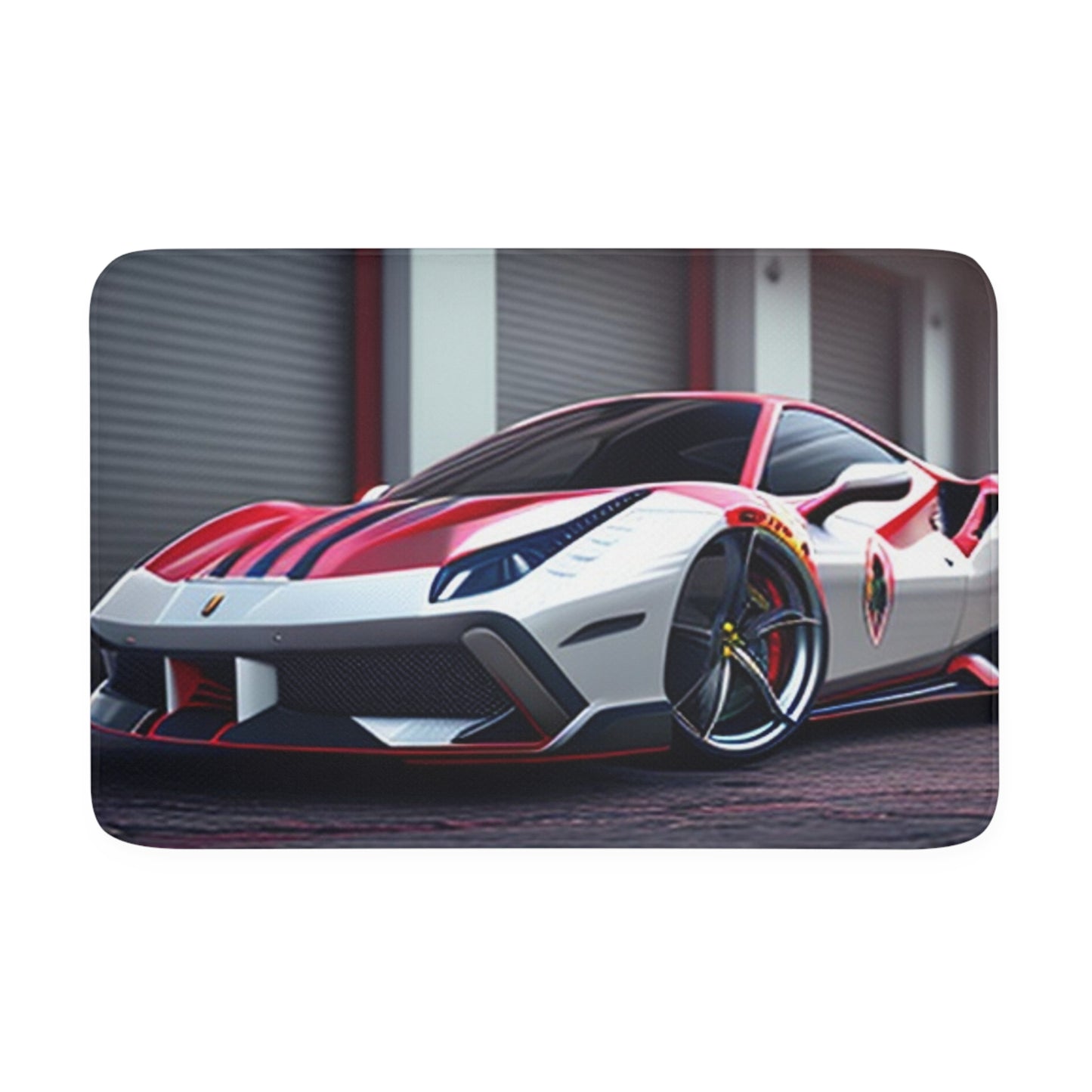 Memory Foam Bath Mat Ferrari Hyper 3