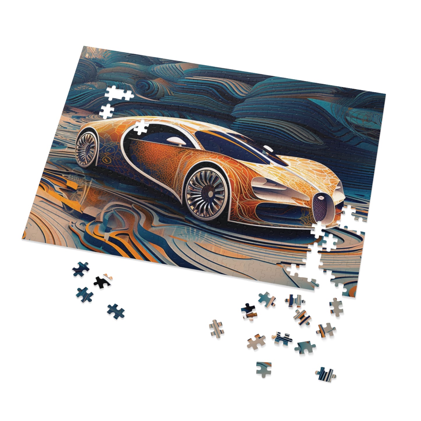 Jigsaw Puzzle (30, 110, 252, 500,1000-Piece) Bugatti Abstract Flair 1