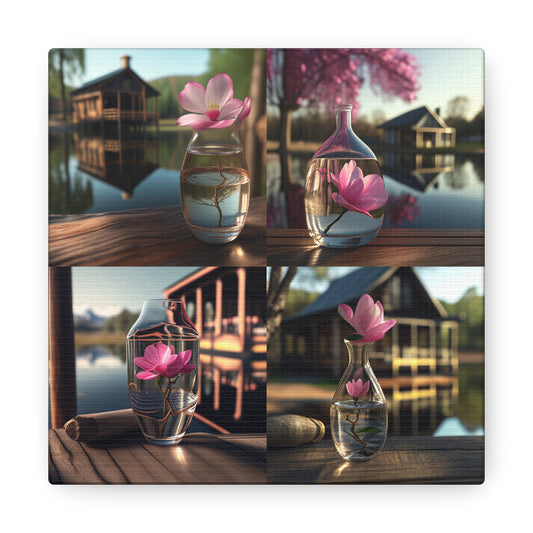 Canvas Gallery Wraps Magnolia in a Glass vase 5