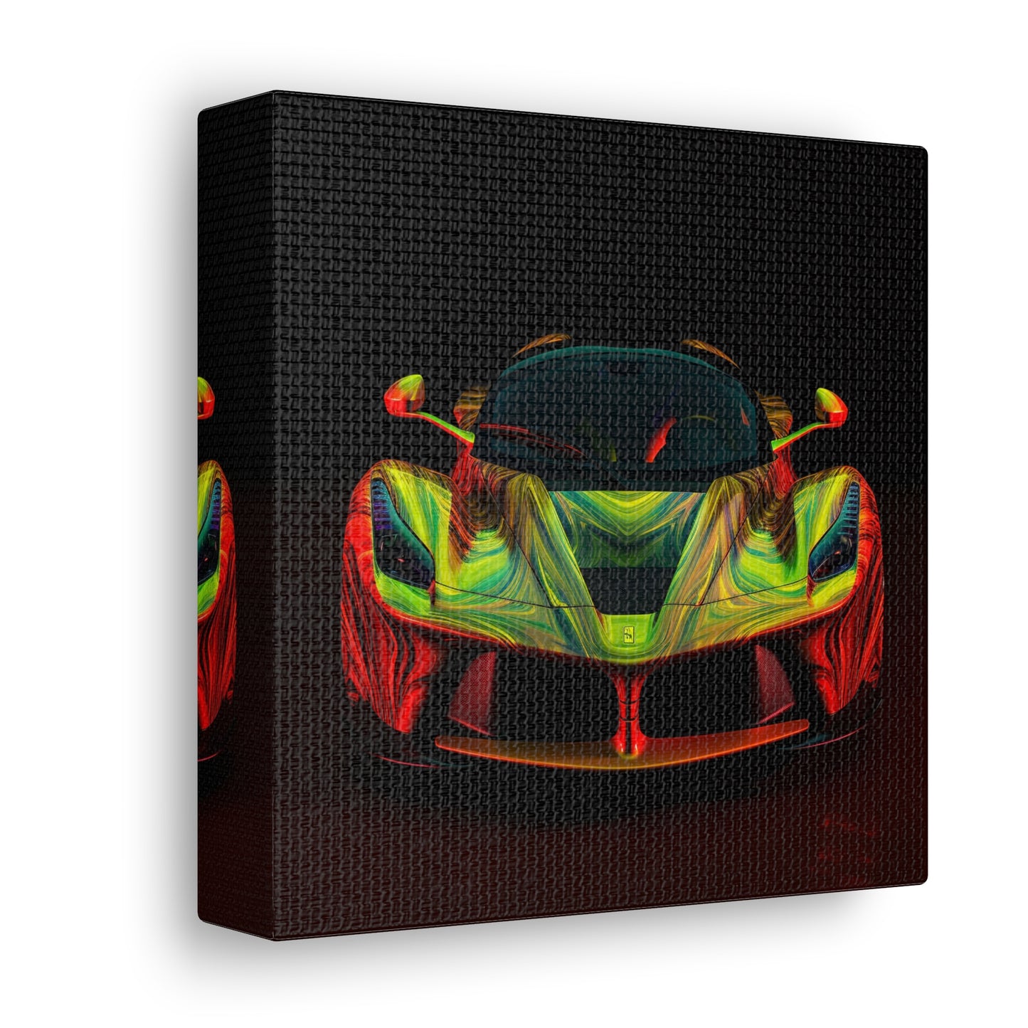 Canvas Gallery Wraps Ferrari Neon 1