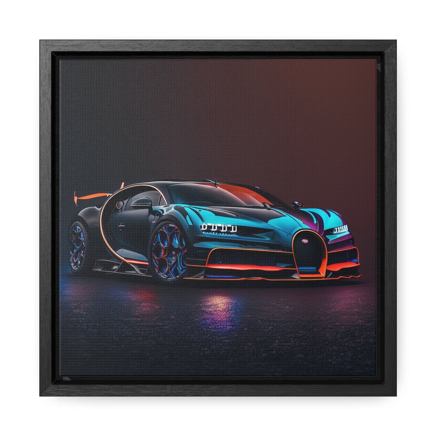 Gallery Canvas Wraps, Square Frame Bugatti Chiron Super 1