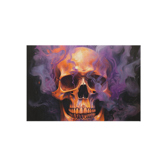 Outdoor Rug  Skull Flames 4