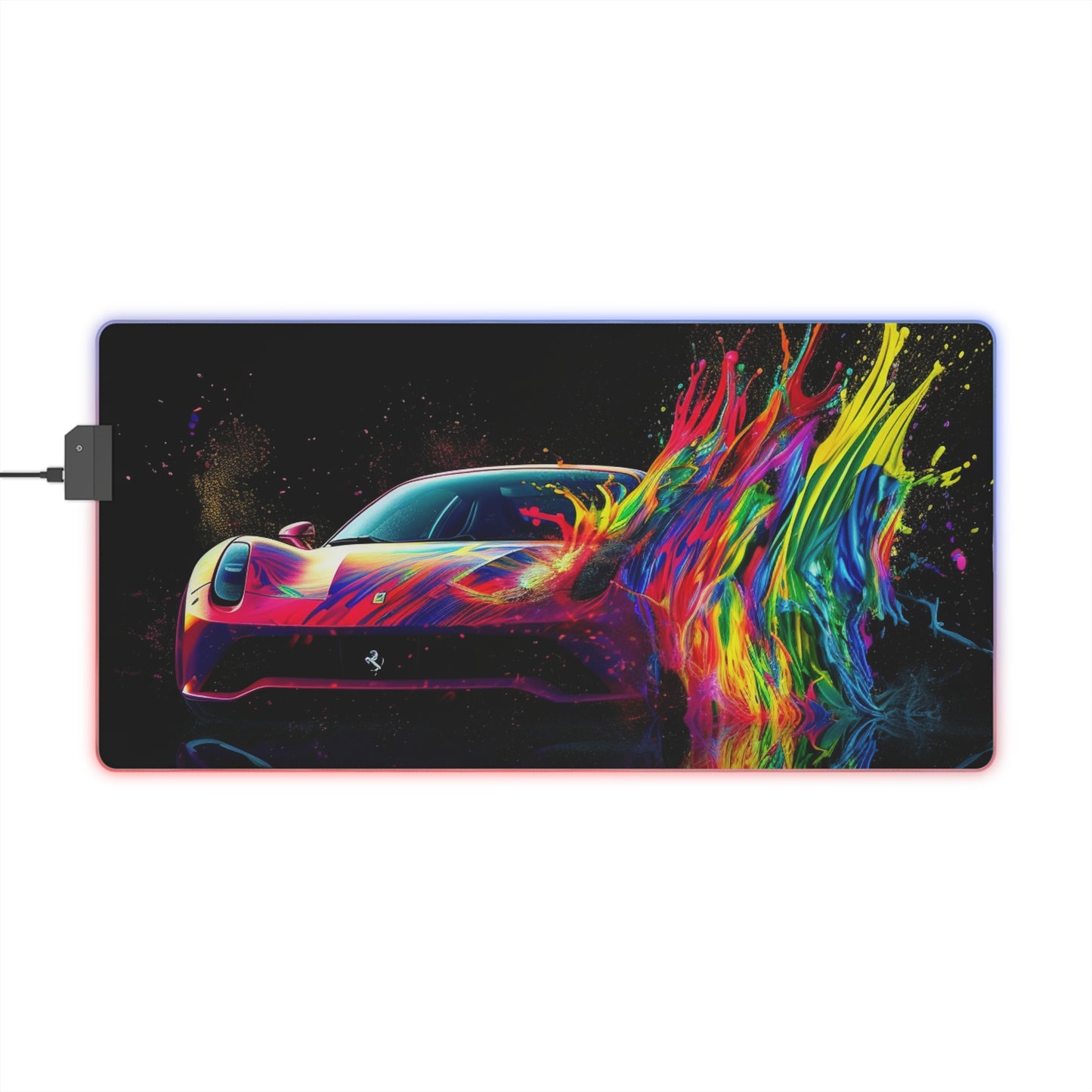 LED Gaming Mouse Pad Ferrari Fusion Water 3